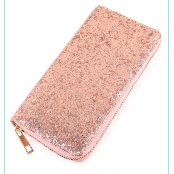 Alfa Bags Handbags - Pink Sparkly Wallet/New